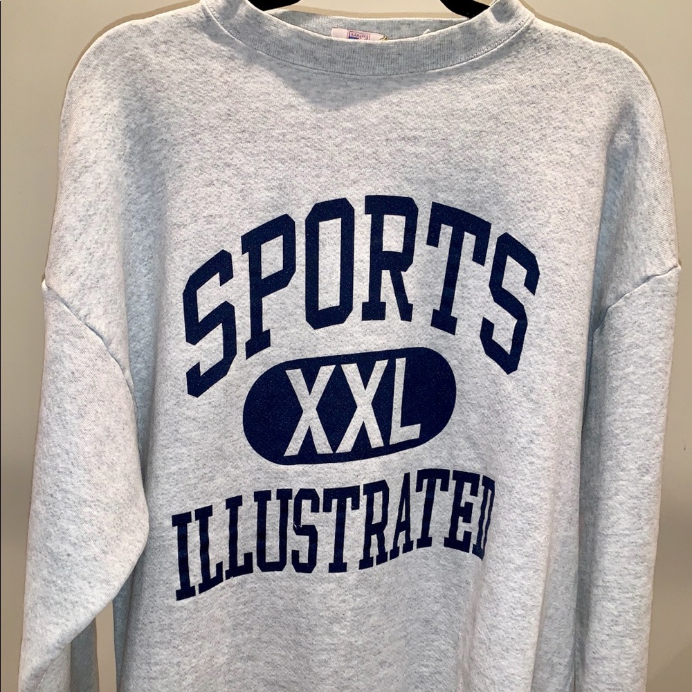 Sports illustrated vintage crewneck. Grey, large